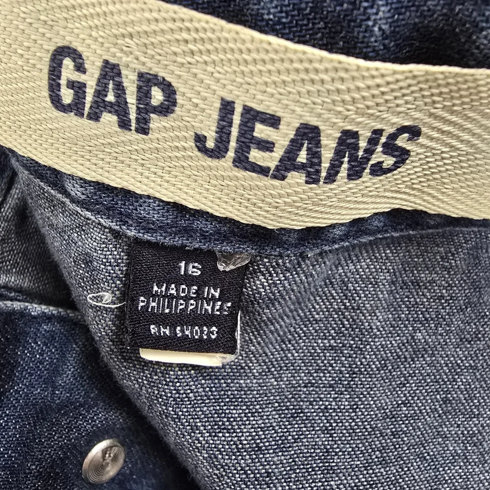 Vintage Gap Jeans Denim Skirt Size 16 - Picture 7 of 9